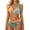FP68_Orange, variant on Womens Swimsuit Print High Waisted Bikini Sets Sporty Smooth Tummy Control Bathing Suits Halter Print Swim Suits Orange M