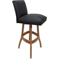 thumbnail image 3 of Counter Solid Wood Stool Sommerville 26" Seat - Gray Vinyl - Honey, 3 of 4