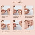 thumbnail image 3 of 2 Style Diffuser Oil Pendant Essential Oil Necklace Stainless Steel Perfume Diffuser Interchangeable Perfume Pads Aromatherapy Bottle Necklaces, 3 of 6