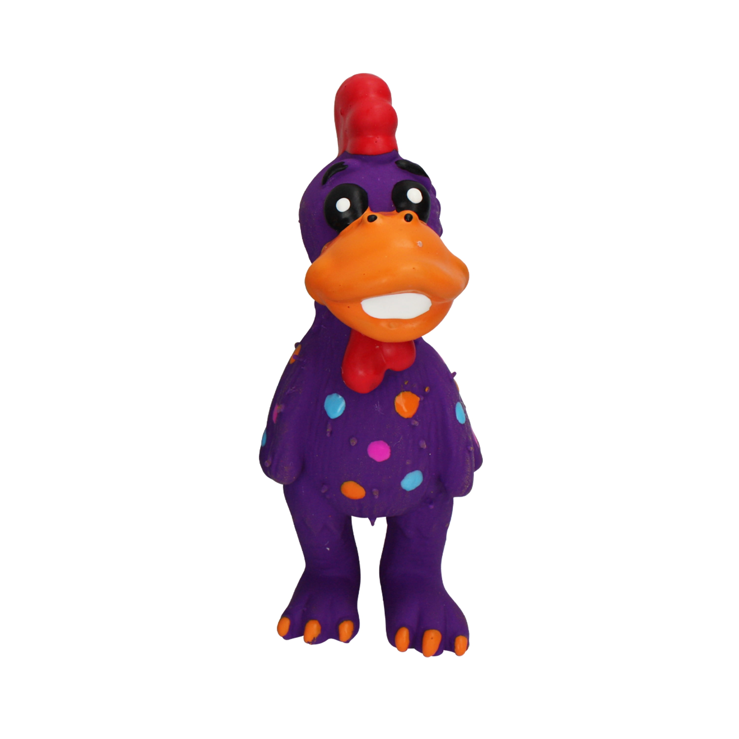 Multipet Globken Latex Rooster Dog Toy