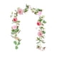 thumbnail image 2 of Decoración del hogar, decoración, enredaderas y guirnaldas de rosas artificiales son perfectas para la decoración de primavera, adecuadas para la decoración del hogar en interiores y exteriores, pati, 2 of 6