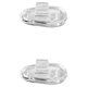 thumbnail image 3 of Guardurnaity 5 pares de almohadillas de silicona para la nariz, herramienta de reparación de elipse de empuje para gafas, gafas de sol, reemplazo Tipo 2 5 pares 2Conjunto, 3 of 6
