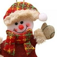 thumbnail image 6 of 4Pcs Merry Christmas Ornaments, Christmas Tree Accessories Santa Claus Bear Snowman Elk Fabric Toy Doll Hang Decorations Home Décor, 6 of 8