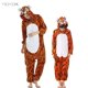thumbnail image 1 of Pijama de dibujos animados de animales para niños, monos de lana, ropa Infantil para el hogar, Halloween, conejo, navidad, 1 of 4