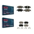 thumbnail image 1 of CMX Front Rear Ceramic Brake Pads Kit for Car Audi Q5 A4 Quattro A5 S4 S5 allroad KCX-100140, 1 of 9