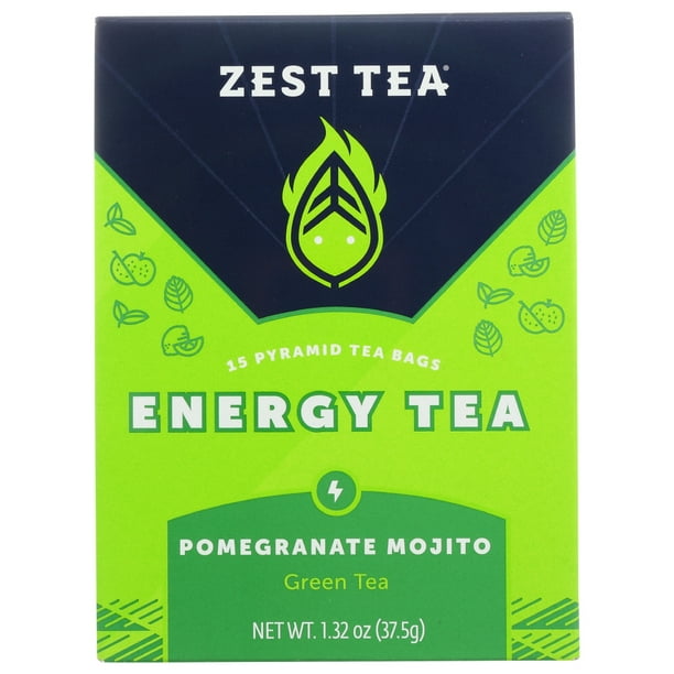 Zest Tea Green Tea Pomegranate Mojito, 1.32 Oz.