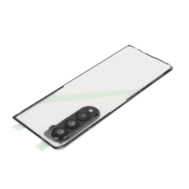 Clear Phone Back Glass Cover, Perfect Fit Professional Installation Phone Back Glass Cover for Z Fold 3 5G F926 Black Camera Lens