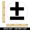 thumbnail image 2 of Plus or Minus Range of Values Math Symbol Self-Inking Rubber Stamp Ink Stamper - Brown Ink - Small 3/4 Inch, 2 of 7