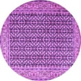 thumbnail image 1 of Ahgly Company Indoor Round Persian Purple Traditional Area Rugs, 7' Round, 1 of 4