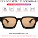 thumbnail image 4 of Gafas de sol AIEYEZO cuadradas con montura gruesa para mujeres y hombres, 4 of 7