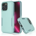 thumbnail image 5 of For Apple iphone 16 Pro Phone Case, Ebizware Heavy Duty Shockproof Case [Military Grade Drop Tested] Dual Layer Full Body Protective Cover for iphone 16 Pro - Mint Green, 5 of 5