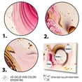 thumbnail image 3 of Designart Pink Watercolor Circular Abstract III Canvas Wall Art, 3 of 5