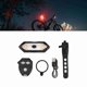 thumbnail image 5 of Luz de señal de giro para bicicleta, luz LED de carga USB, control remoto inalámbrico, lámpara de advertencia trasera para bicicleta a prueba de agua, 5 of 12