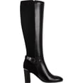 thumbnail image 2 of Bandolino Womens Bilya Leather Knee-High Riding Boots, 2 of 5