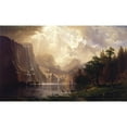 thumbnail image 2 of Albert Bierstadt 18x12 Gold Ornate Wood Frame and Double Matted Museum Art Print Titled - Among the Sierra Nevada, California, 2 of 4