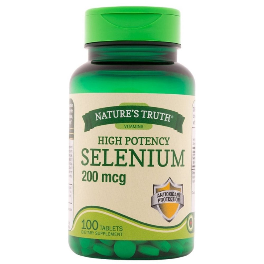 Nature's Truth Selenium 200 mcg Supplements, 100 ea (Pack of 6