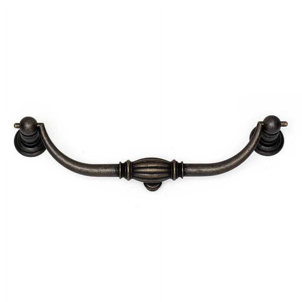 Alno A233-8-PA Tuscany Bail Pull Polished Antique