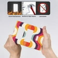 thumbnail image 4 of Colorful Waves Dynamic Switch Cover Decorative Wall Plate 3-Gang 2-Decor 1-Toggle Standard Size, 4 of 5