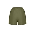thumbnail image 5 of Dealovy Shorts for Women Casual Summer Elastic Waist Wide Leg Solid Color Comfy Beach Shorts with Pockets, 5 of 7