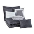 thumbnail image 2 of Mainstays Gray Textured 10-Piece Bed in a Bag Coordinating Bedding Set, 2 of 9
