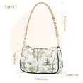 thumbnail image 3 of FORMRS Womens Shoulder Bag with Chain Strap Clutch Purse Cute Tote Handbag, Watercolor Forest Animals, 3 of 7