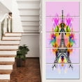 thumbnail image 1 of Design Art - Bright Paris Eiffel TowerCartoon, 1 of 3
