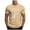 Khaki T-Shirt, variant on Letter P Short Sleeve Tops for Men Summer Crewneck T-Shirts Lightweight Athletic Workout Muscle Tee Outdoor Wear White M