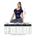 thumbnail image 5 of Yesfashion Workout Crop Tops For Women Short Sleeve Workout Shirts For Running Gym Yoga Athletic Exercise, 5 of 5