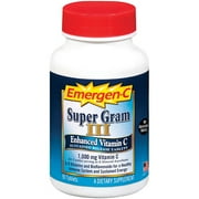 Emergen-C Super Gram III Enhanced Vitamin C Sustained Release Dietary Supplement, 90ct