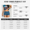 thumbnail image 5 of Salouo Bullfinches Print Women's Athletic Shorts,Booty Shorts Biker Shorts High Waisted Elastic Workout Shorts for Yoga Gym Running Sports-XX-Large, 5 of 8
