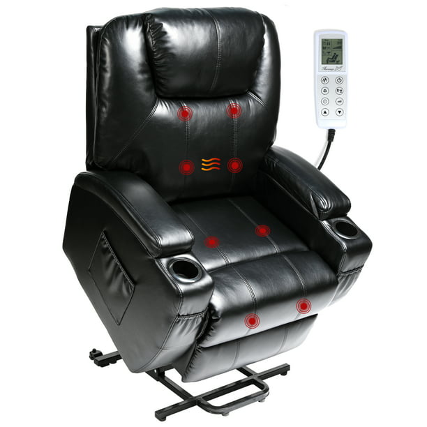 Electric Power Lift Recliner Chair with Massage and Heat