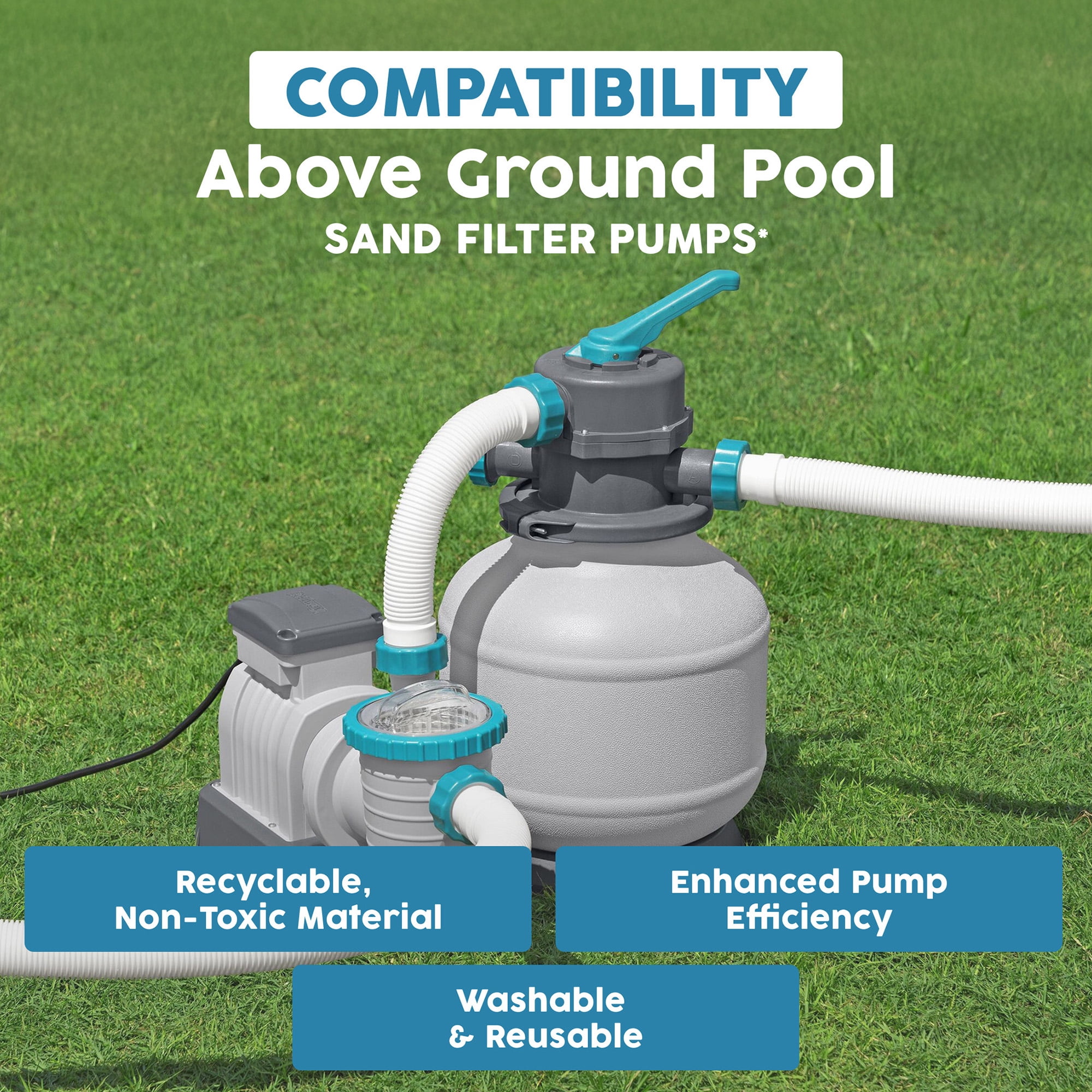 Bestway Polysphere Pool Filtration Balls - Washable and Reusable