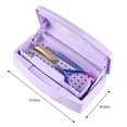 thumbnail image 6 of dianhelloya Nail Tool Sterilization Box Filter Transparent Cover Versatile Sturdy Long Lifespan Sterilization Case for Clean Safe Manicures Blue, 6 of 8