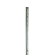 Econoco - SS10/36 - 36" Zinc Medium Weight Surface Mount Single Slotted Standard For President Line Products - Sold in Pack of 10