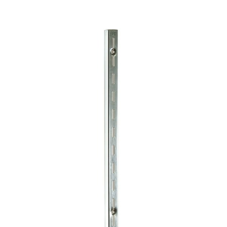 Econoco - SS10/36 - 36" Zinc Medium Weight Surface Mount Single Slotted Standard For President Line Products - Sold in Pack of 10