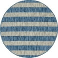 thumbnail image 3 of Outdoor Laaset Collection Area Rug Blue - 4' Round, 3 of 5