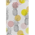 thumbnail image 4 of Coolnut Summer Fresh Pineapple Thermal Insulated Blackout Grommet Printed Window Curtain - 84x55 in - 100% Polyester 2 Panels, 4 of 6