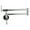 1, variant on Black Brushed Chrome Brass Wall Mounted Pot Filler Swivel Folding Retractable Rotary Stretch Sink Tap Kitchen Faucet