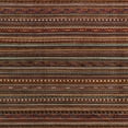 thumbnail image 1 of Ahgly Tapis d'Intérieur Lavable en Machine Carré Abstrait Marron, 4 Pieds Carré, 1 of 7