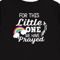 thumbnail image 4 of Inktastic For This Little One We Have Prayed Boys or Girls Long Sleeve Toddler T-Shirt, 4 of 5
