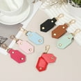 thumbnail image 3 of 2pcs Custom Leather Photo Keychain Personalized Picture Key Chain, Red, 3 of 7