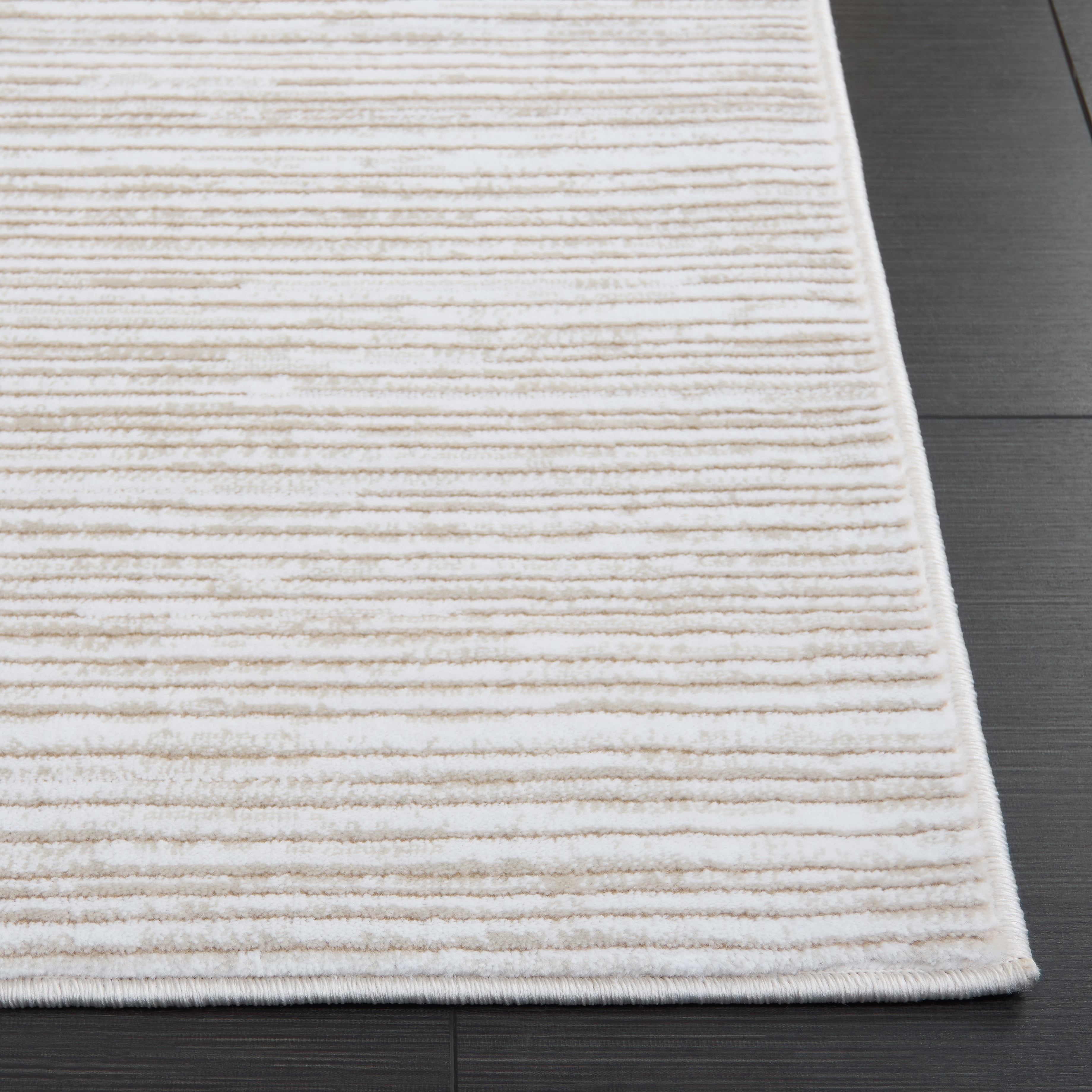 SAFAVIEH Vision Adrasteia Distressed Area Rug, Ivory, 12' x 12' Square - X-Large - Modern Design, Ivory, Non-Shedding & Easy Cleaning, Ideal for Living Room, Bedroom, Dining Space