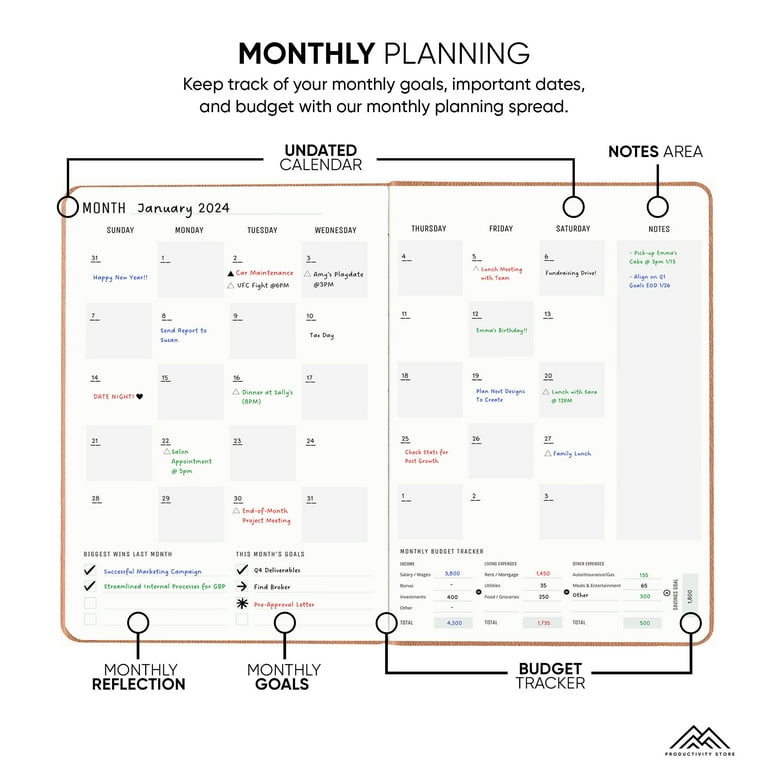 Printable Life Planner 2024 - Make this your year! - Start planning!