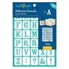 Hello Hobby 0.75" Letter Stencil (30 Count)