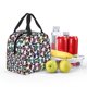 thumbnail image 5 of Fotbe Panda And Glasses Bolsa Térmica con Estampado y Forro de Aluminio Grueso Bolsa de Almuerzo con Bolsillo Frontal para Hombres y Mujeres, Ideal para Trabajo, Escuela, 5 of 8