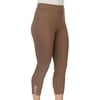 Counterparts Petite Skinny Ankle with Embellished Hem Pants Small Petite Brown