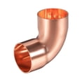 thumbnail image 1 of Conector de codo de cobre de 90 grados Uxcell para fontanería 1.77" x 1.77" x 1.1", 1 of 3