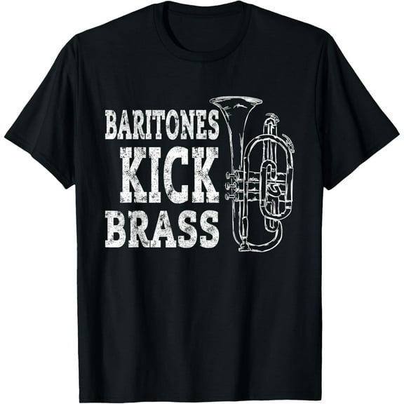 Baritone Euphonium Shirt Brass Marching Band Gift T-Shirt