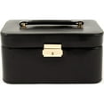thumbnail image 2 of Fashion Black Leather Lizard Three Watch Jewelry Box (9 X 4.75) Made In China gm8764, 2 of 5