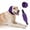 Purple, variant on Amztom Waterproof Dog Ear Muffs, Adjustable Noise-Reducing Ear Wrap for Bathing & Grooming(Yellow,Small)